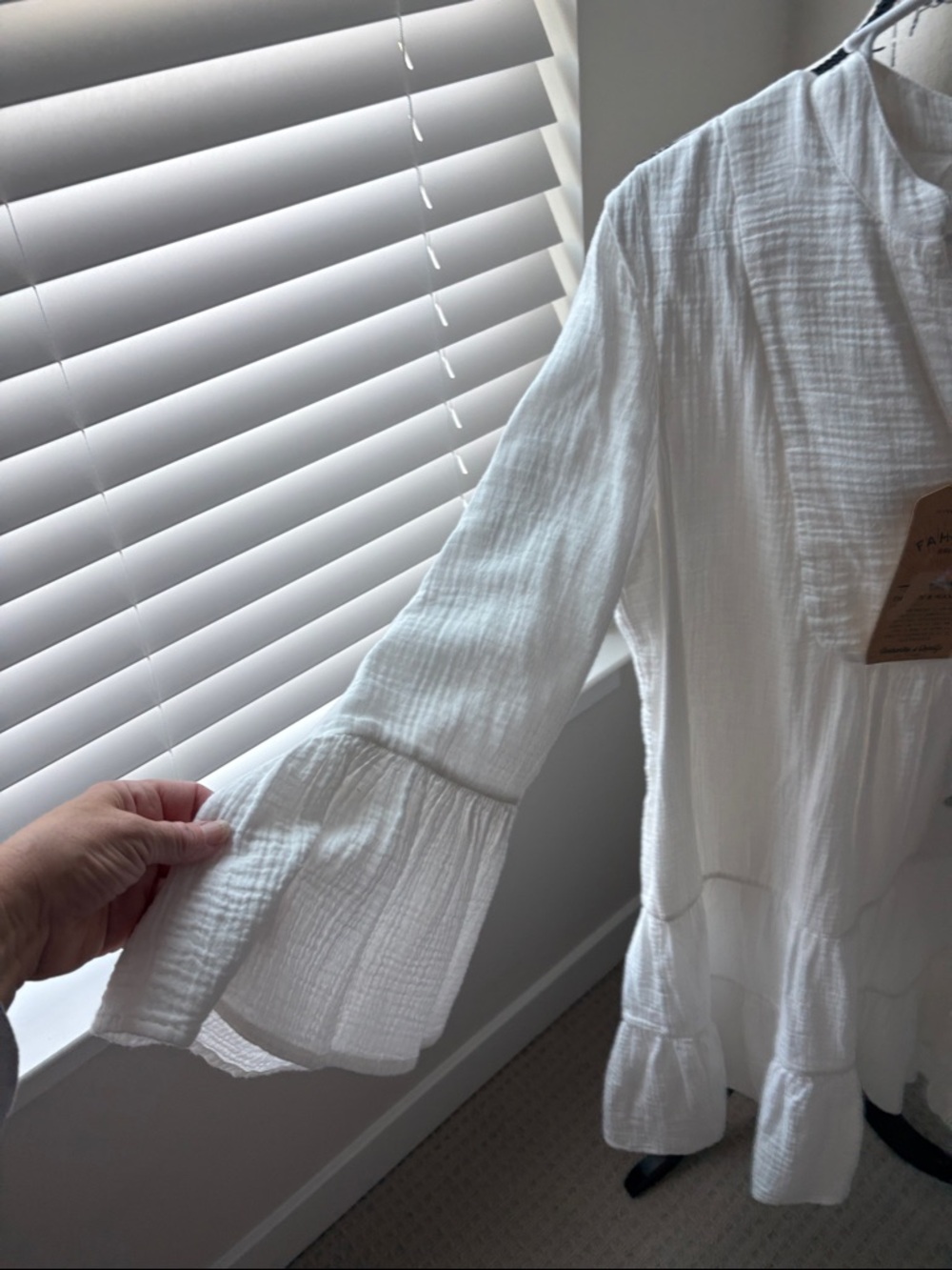 NWT Faherty Dune Cotton Gauze Kasy Dress - Size Small - Picture 6 of 8